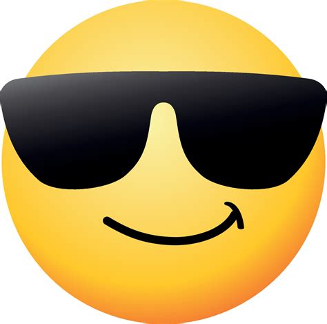 imagen de emoji con lentes